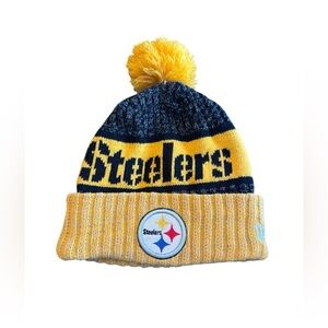 Pittsburgh Steelers Knit Beanie with Pom
